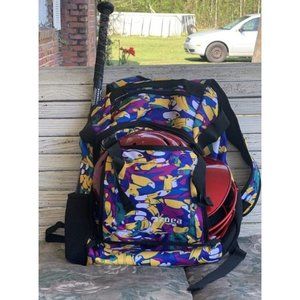 Youth Baseball Bat Bag Backpack, T-Ball & Softball Equipment & Gear for Youth